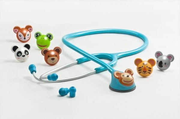 SPIRIT CK-F606 FUN ANIMAL SINGLE-HEAD PEDIATRIC STETHOSCOPE (LIGHT BLUE)