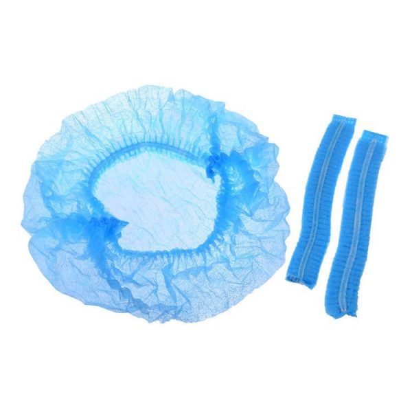 MOP CAP WITH CLIP, 21'' BLUE PACKING: 100pcs/bag
