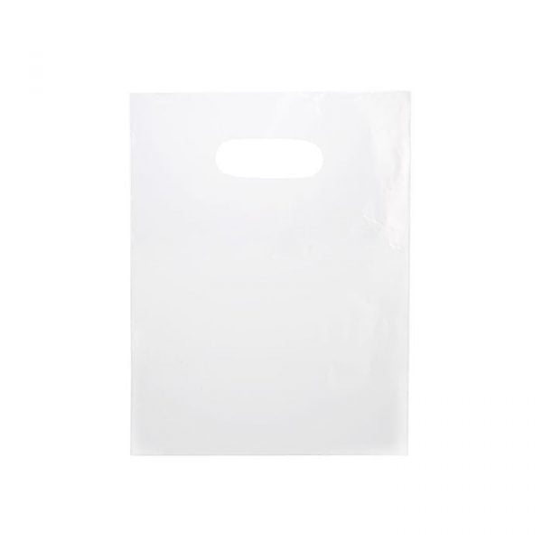 EMPTY MEDICINE BAG - LDPE PLASTIC HANDLE BAG (7"X10") 2KG