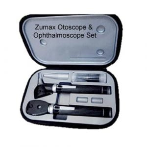 ZUMAX DM6C-A OPTHALMOSCOPE & OT8C OTOSCOPE DIAGNOSTIC SET K HANDLE, ZIPPER BAG