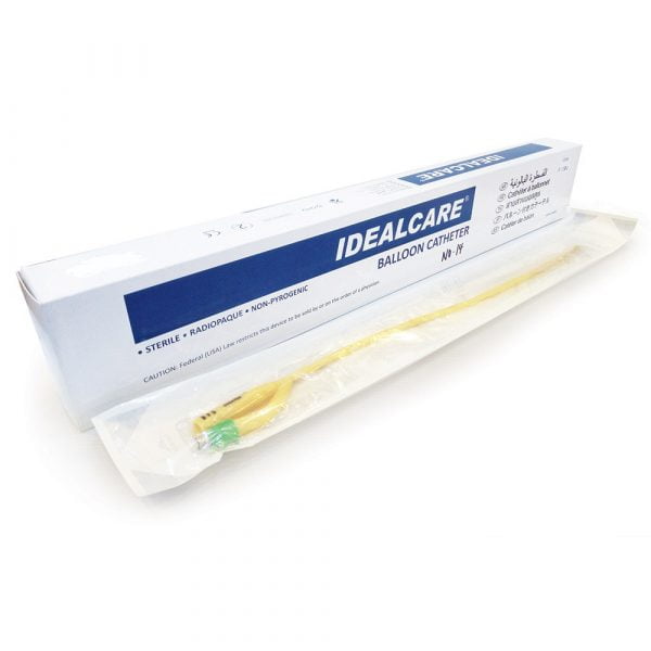 IDEALCARE FOLEY CATHETER SILICONE COATED 1s