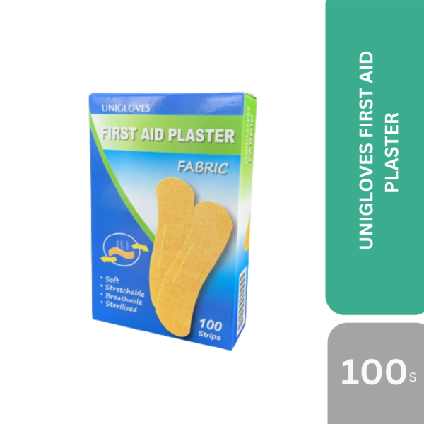 UNIGLOVES FIRST AID PLASTER- 100'S/BOX