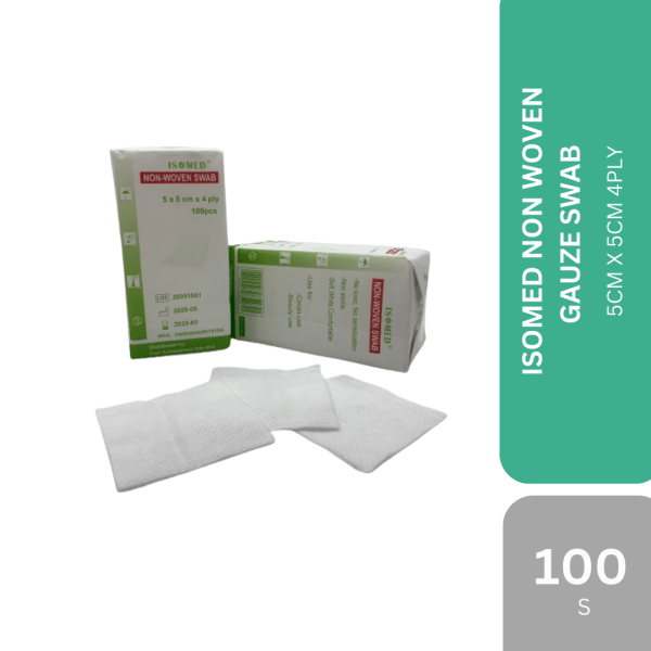 NON WOVEN GAUZE SWAB 4PLY 100s