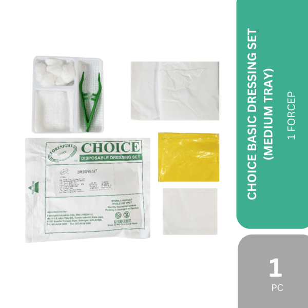 CHOICE BASIC DRESSING SET (MEDIUM TRAY)