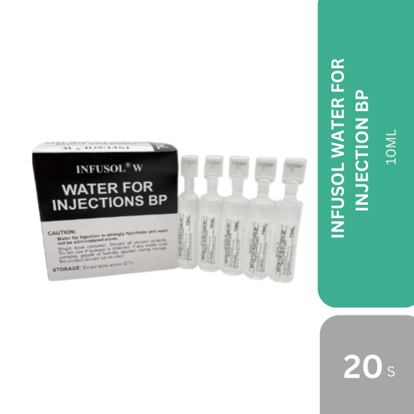 INFUSOL WATER FOR INJECTION BP 10ML X20s/BOX