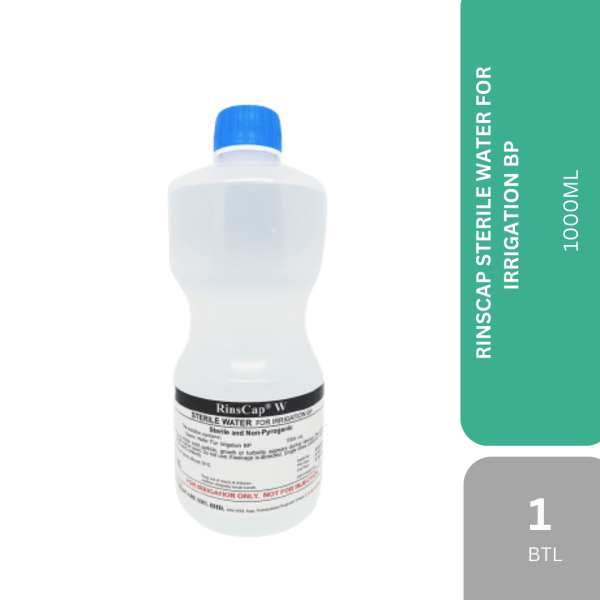RINSCAP STERILE WATER FOR IRRIGATION BP 1000ML