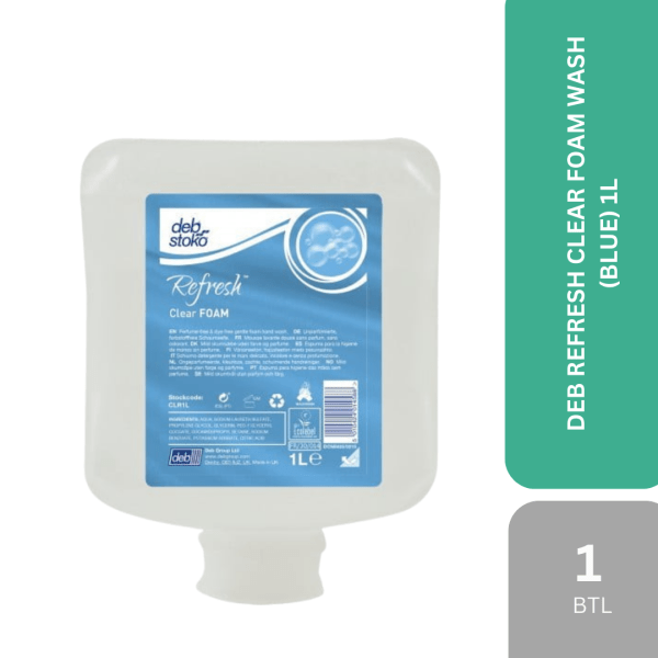 DEB HAND SOAP FOAM REFILL CATRIDGE 1L