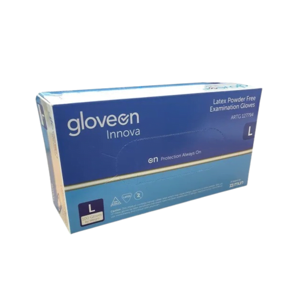 GLOVEON INNOVA LATEX GLOVES 100s/BOX
