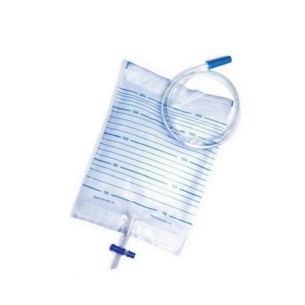 CONNECX URINE BAG 2000ML T-VALVE 1'S