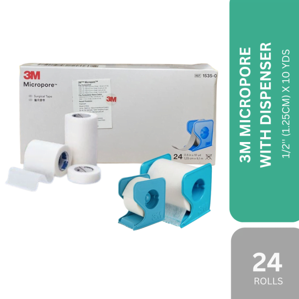 3M MICROPORE SURGICAL TAPE WITH DISPENSER