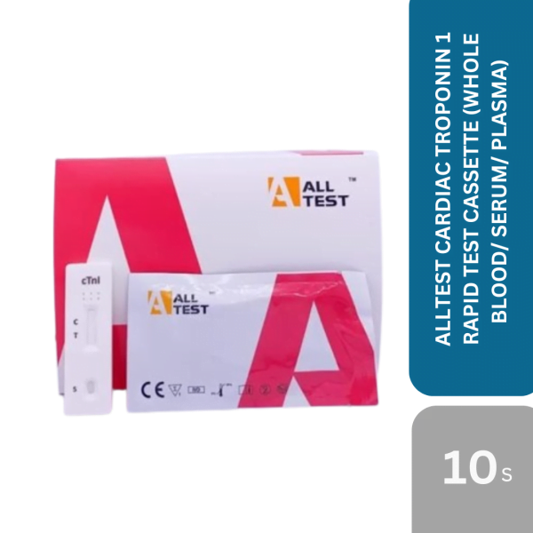 ALLTEST CARDIAC TROPONIN 1(CTN1) TEST CASSETTE 10's