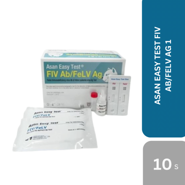 ASAN EASY TEST FIV AB/FELV AG 10 TESTS/KIT