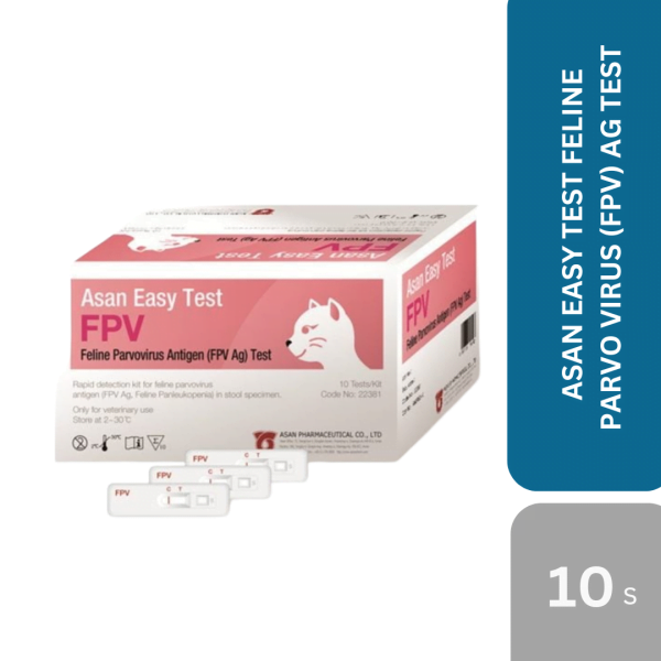 ASAN EASY FELINO PARVO VIRUS (FPV) AG TEST 10TESTS/BOX
