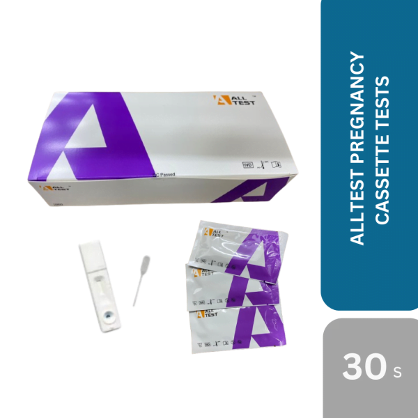 ALLTEST PREGNANCY CASSETTE TESTS 30'S/BOX