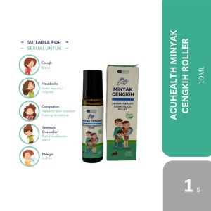ACUHEALTH MINYAK CENGKIH ROLLER 10ML 1s