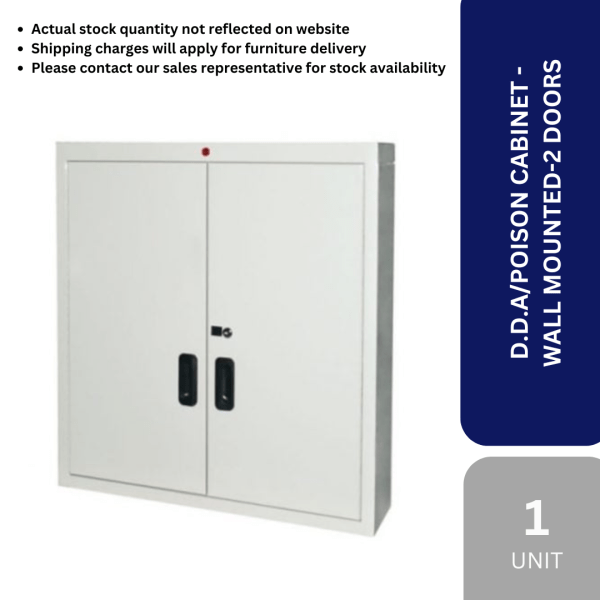 FURNITURE -D.D.A/POISON CABINET -WALL MOUNTED-2 DOORS