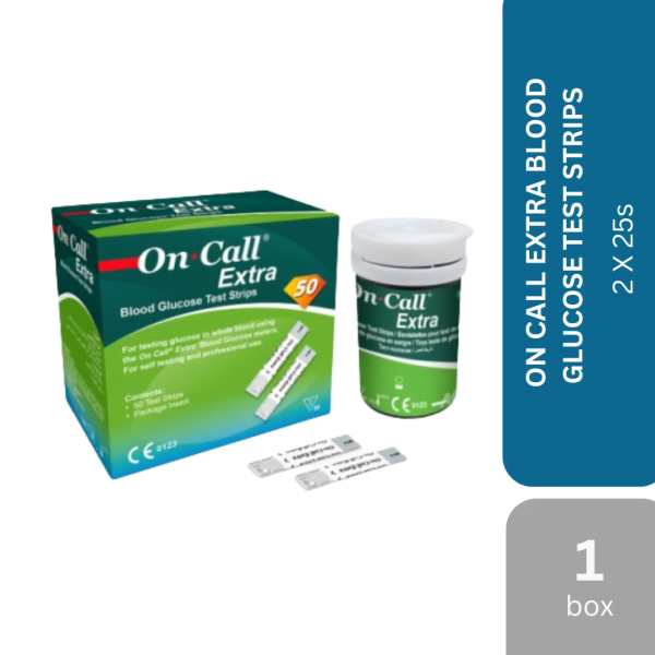 ON CALL EXTRA TEST STRIPS 2 X 25s