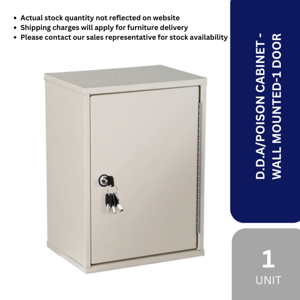 FURNITURE -D.D.A/POISON CABINET -WALL MOUNTED-1 DOOR