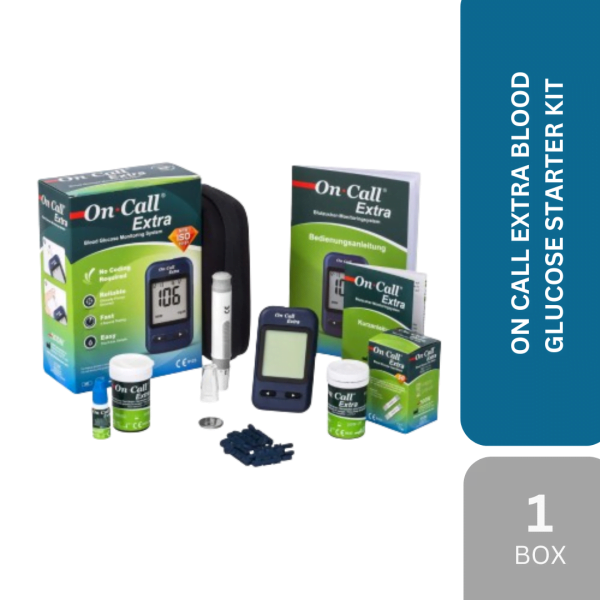 ON CALL EXTRA BLOOD GLUCOSE STARTER KIT