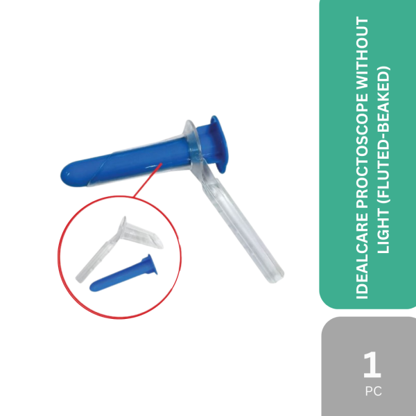 IDEALCARE PROCTOSCOPE WITHOUT LIGHT (FLUTED-BEAKED) 1's