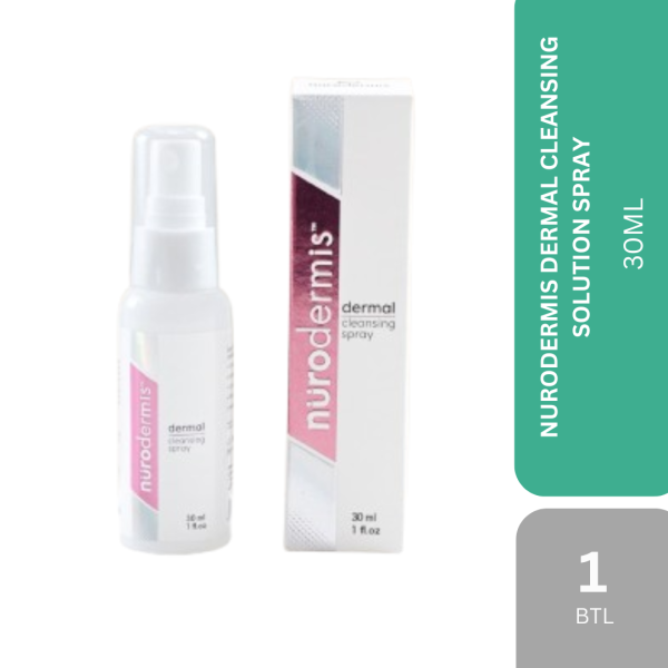 NURODERMIS DERMAL CLEANSING SOLUTION 30ML SPRAY