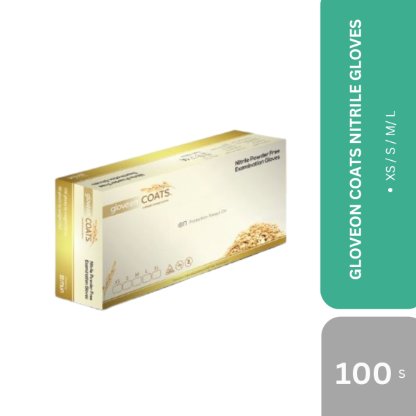 GLOVEON COATS NITRILE GLOVES 100s/BOX